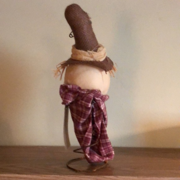 Handmade fall decor! Super cute bed spring Scarecrow - Picture 3 of 5